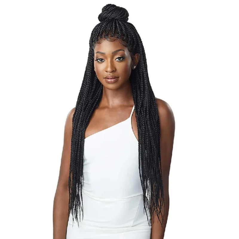 Short - Length Braid & Plait Hair Extensions for a Low - Maintenance and Edgy LookOutre Knotless Square Parts 13x4 Lace Frontal Braid Wig Short - Length Braid & Plait Hair Extensions for a Low - Maintenance and Edgy LookOutre Knotless Square Parts 13x4 Lace Frontal Braid Wig