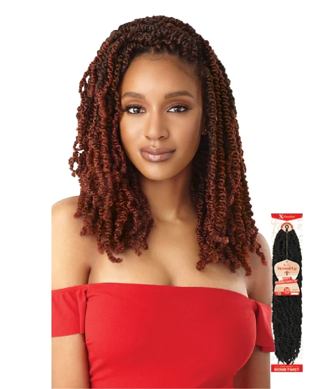 Fishtail Braid & Plait Hair Extensions with a Side - Part for a Flattering StyleOutre X-Pression Twisted Up - Wavy Bomb Twist 18"
