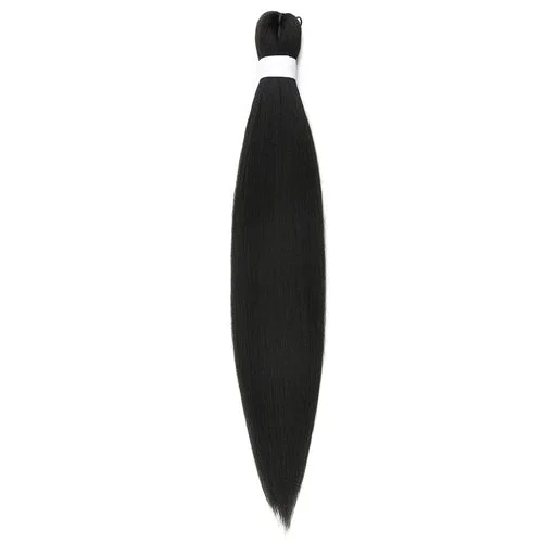Clip - in Braid & Plait Hair Extensions for a Temporary and Convenient OptionPre-Stretched Braiding Hair - #1 Jet Black Clip - in Braid & Plait Hair Extensions for a Temporary and Convenient OptionPre-Stretched Braiding Hair - #1 Jet Black