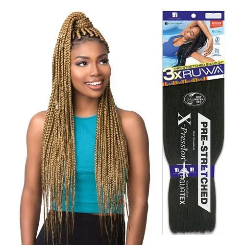 Braid & Plait Hair Extensions for a Formal Evening Event with a Sophisticated StyleSensationnel - 3X RUWA Pre-stretched Braid (24” & 36") Braid & Plait Hair Extensions for a Formal Evening Event with a Sophisticated StyleSensationnel - 3X RUWA Pre-stretched Braid (24” & 36")