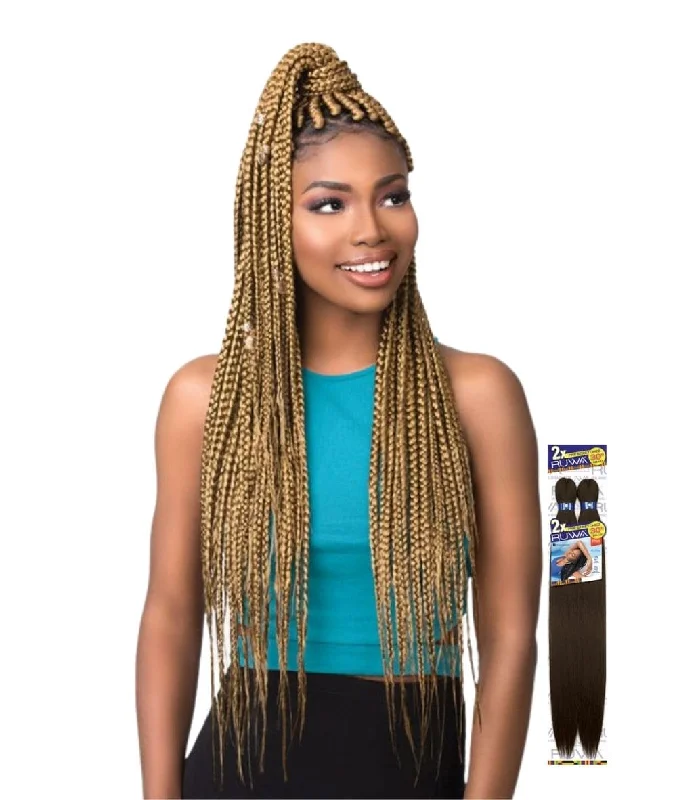 Bohemian - Style Braid & Plait Hair Extensions with Beads for a Trendy LookSensationnel African Collection 2X Ruwa Pre-Stretched Braid 30" Bohemian - Style Braid & Plait Hair Extensions with Beads for a Trendy LookSensationnel African Collection 2X Ruwa Pre-Stretched Braid 30"