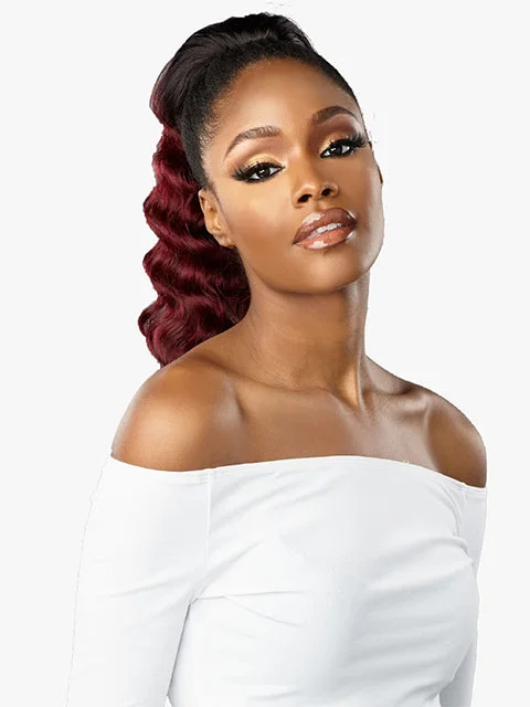 Ponytail - based hair buns for an easy - to - create styleSensationnel Lulu Pony Premium Synthetic Ponytail - LALA Ponytail - based hair buns for an easy - to - create styleSensationnel Lulu Pony Premium Synthetic Ponytail - LALA