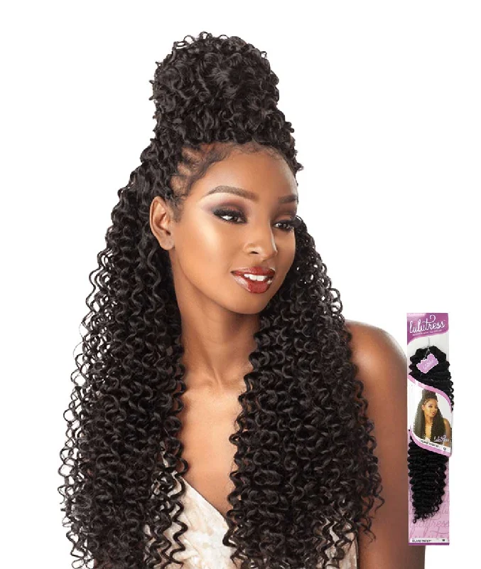 Bohemian - Style Braid & Plait Hair Extensions with Beads for a Trendy LookSensationnel Lulutress Crochet Braid - Island Twist 18" Bohemian - Style Braid & Plait Hair Extensions with Beads for a Trendy LookSensationnel Lulutress Crochet Braid - Island Twist 18"