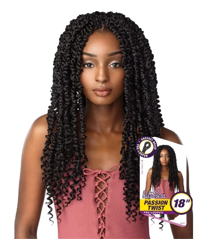 Short - Length Braid & Plait Hair Extensions for a Low - Maintenance and Edgy LookSensationnel Lulutress Crochet Braid - Passion Twist 18" Short - Length Braid & Plait Hair Extensions for a Low - Maintenance and Edgy LookSensationnel Lulutress Crochet Braid - Passion Twist 18"