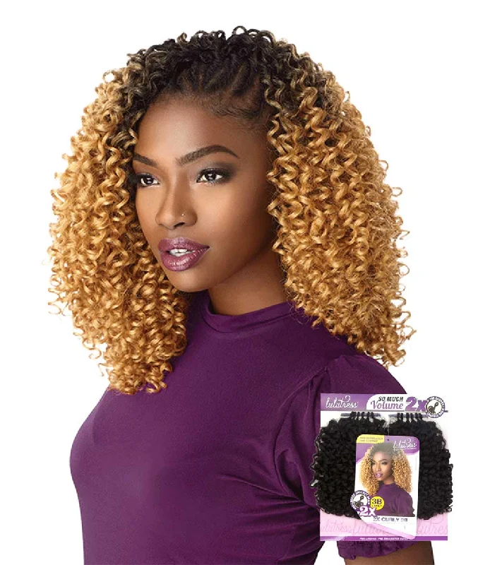 Braid & Plait Hair Extensions with a Straight End for a Sleek AppearanceSensationnel Lulutress Pre-Looped Crochet Braid 2X - Curly 3B Braid & Plait Hair Extensions with a Straight End for a Sleek AppearanceSensationnel Lulutress Pre-Looped Crochet Braid 2X - Curly 3B