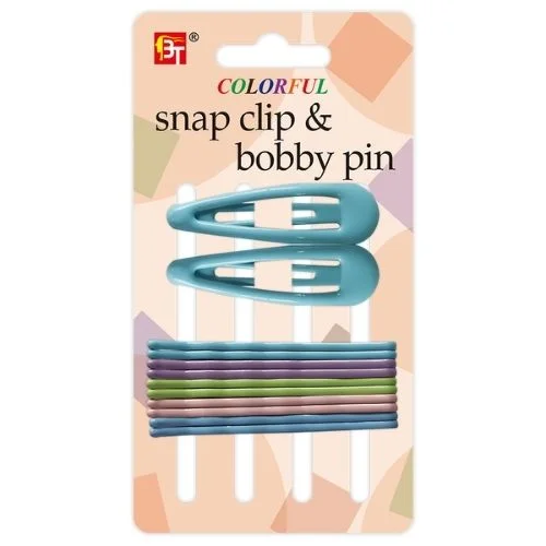Clip - in hair extensions with a wavy texture for a beachy and relaxed lookSnap Clip & Bobby Pin - Colorful by Beauty Town Clip - in hair extensions with a wavy texture for a beachy and relaxed lookSnap Clip & Bobby Pin - Colorful by Beauty Town