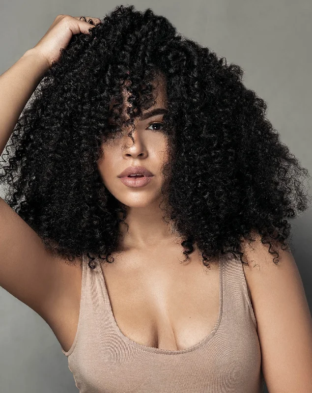 Clip - in hair extensions with a straight texture for a sleek and seamless blendSpiral Curl Clip-ins Clip - in hair extensions with a straight texture for a sleek and seamless blendSpiral Curl Clip-ins
