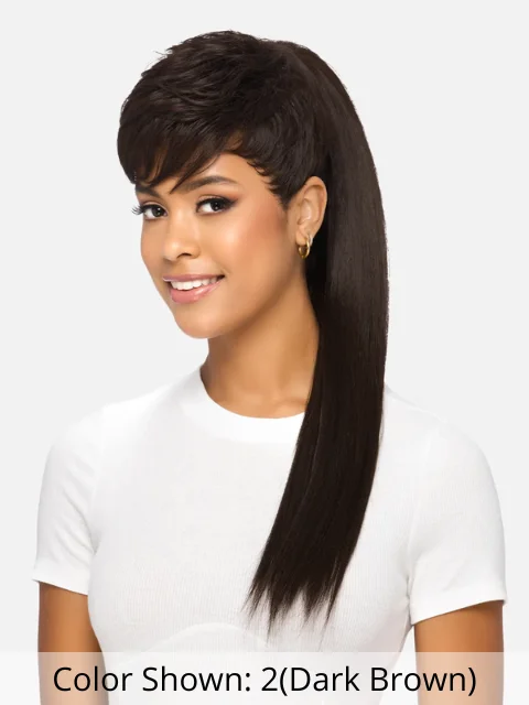 Hair buns for a wedding - guest hairstyleVivica A Fox Bang Top Pony Drawstring - TBP-JACK Hair buns for a wedding - guest hairstyleVivica A Fox Bang Top Pony Drawstring - TBP-JACK