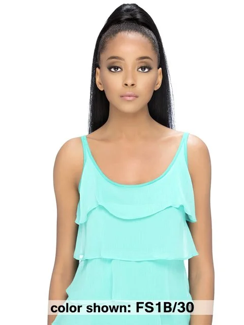Twisted hair buns for added textureVivica A Fox Pocket Bun Drawstring - HPB SCARLETT Twisted hair buns for added textureVivica A Fox Pocket Bun Drawstring - HPB SCARLETT