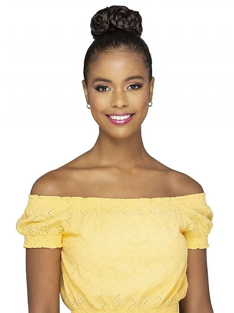 Hair buns for a school - day hairstyleVivica A Fox Pocket Bun Drawstring - PB ENDIA