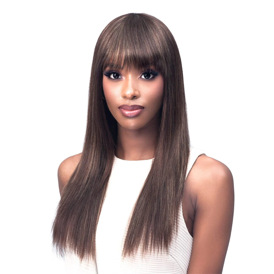 Glueless wig with a platinum - blonde color for a bold and trendy lookBobbi Boss Unprocessed 100% Human Hair Wig - Flower Glueless wig with a platinum - blonde color for a bold and trendy lookBobbi Boss Unprocessed 100% Human Hair Wig - Flower
