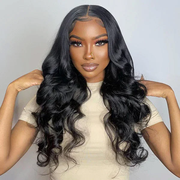 Glueless wig with a side - part for a more flattering lookV Part Wig Body Wave Human Hair No Leave Out Thin Part Upgrade U Part Wig Glueless Wig Glueless wig with a side - part for a more flattering lookV Part Wig Body Wave Human Hair No Leave Out Thin Part Upgrade U Part Wig Glueless Wig