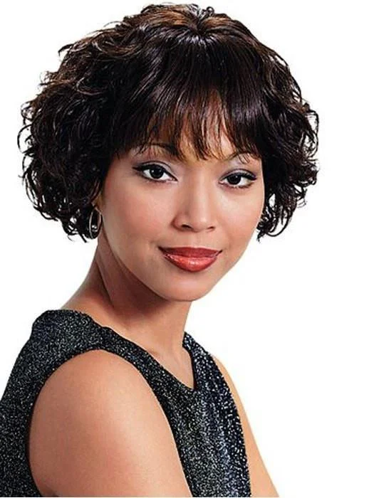 Medium - length wig with a pre - plucked hairline for a more natural lookH-6302 Cory Human Hair Wig by Motown Tress | CLOSEOUT Medium - length wig with a pre - plucked hairline for a more natural lookH-6302 Cory Human Hair Wig by Motown Tress | CLOSEOUT