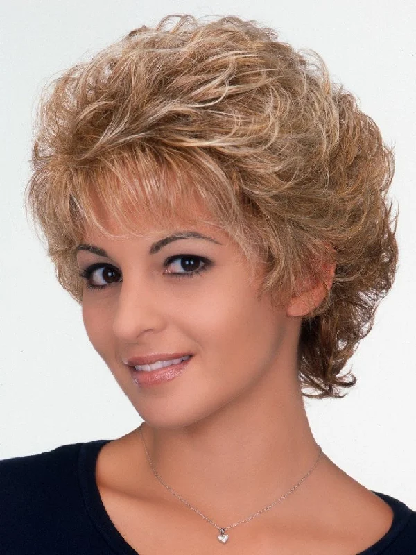 Medium - length wig in a jet - black color for a classic appearanceHope by Tony of Beverly | Short Wavy Synthetic Wig | CLOSEOUT Medium - length wig in a jet - black color for a classic appearanceHope by Tony of Beverly | Short Wavy Synthetic Wig | CLOSEOUT