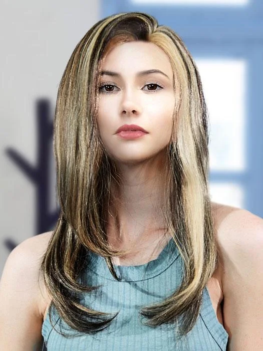 Medium - length wig with a middle - part for a classic and elegant styleNRC 002HM by Louis Ferre | 100% Human Hair (Hand-Tied) | CLOSEOUT Medium - length wig with a middle - part for a classic and elegant styleNRC 002HM by Louis Ferre | 100% Human Hair (Hand-Tied) | CLOSEOUT