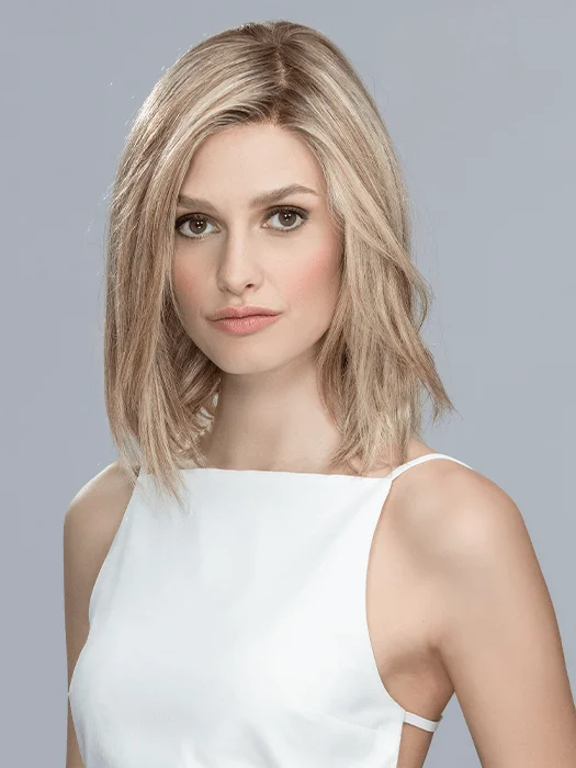 Medium - length wig with a curly fringe for a playful and youthful vibeOrbit | Remy Human Hair Lace Front Topper (Hand Tied) Medium - length wig with a curly fringe for a playful and youthful vibeOrbit | Remy Human Hair Lace Front Topper (Hand Tied)