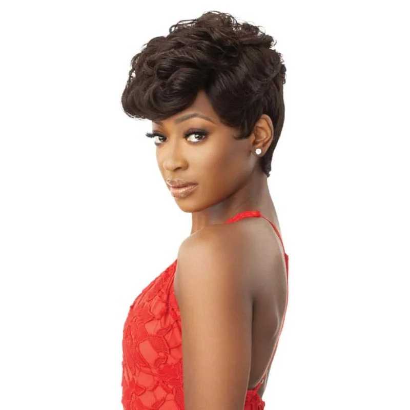 Glueless wig with a middle - part for a classic and elegant styleOutre Fab & Fly 100% Unprocessed Human Hair Wig- Lyra Glueless wig with a middle - part for a classic and elegant styleOutre Fab & Fly 100% Unprocessed Human Hair Wig- Lyra