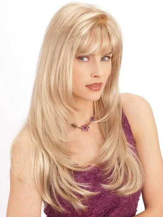Medium - length wig with a side - part for a more flattering lookPammy by Louis Ferre | Long Layered Wig | CLOSEOUT Medium - length wig with a side - part for a more flattering lookPammy by Louis Ferre | Long Layered Wig | CLOSEOUT