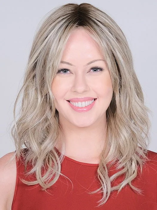 Medium - length wig with a pre - bleached knot for a natural - looking scalpPeerless 18 | Synthetic Lace Front Wig (Mono Part) | CLOSEOUT Medium - length wig with a pre - bleached knot for a natural - looking scalpPeerless 18 | Synthetic Lace Front Wig (Mono Part) | CLOSEOUT