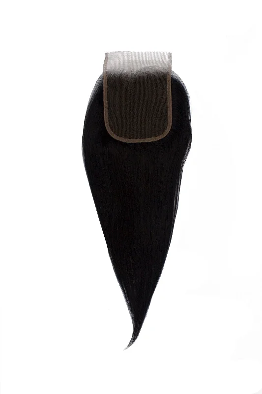 Glueless wig with a wispy fringe for a soft and feminine lookPeruvian Closure - Straight Glueless wig with a wispy fringe for a soft and feminine lookPeruvian Closure - Straight