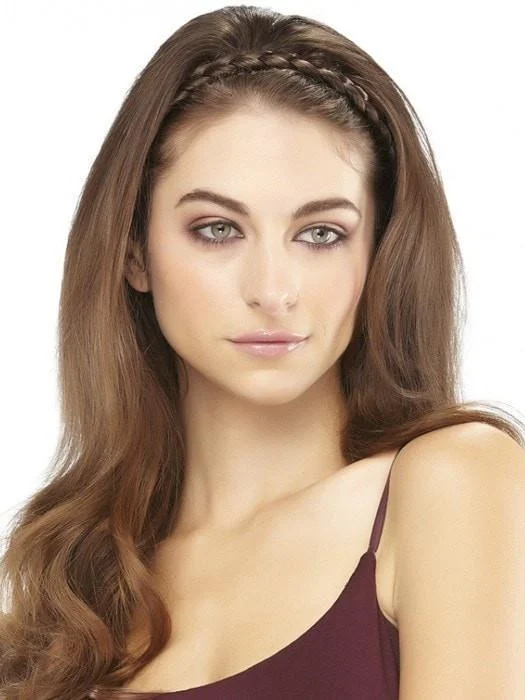 Medium - length wig with a platinum - blonde color for a bold and trendy lookSerenity by easihair | Synthetic Headband | CLOSEOUT Medium - length wig with a platinum - blonde color for a bold and trendy lookSerenity by easihair | Synthetic Headband | CLOSEOUT