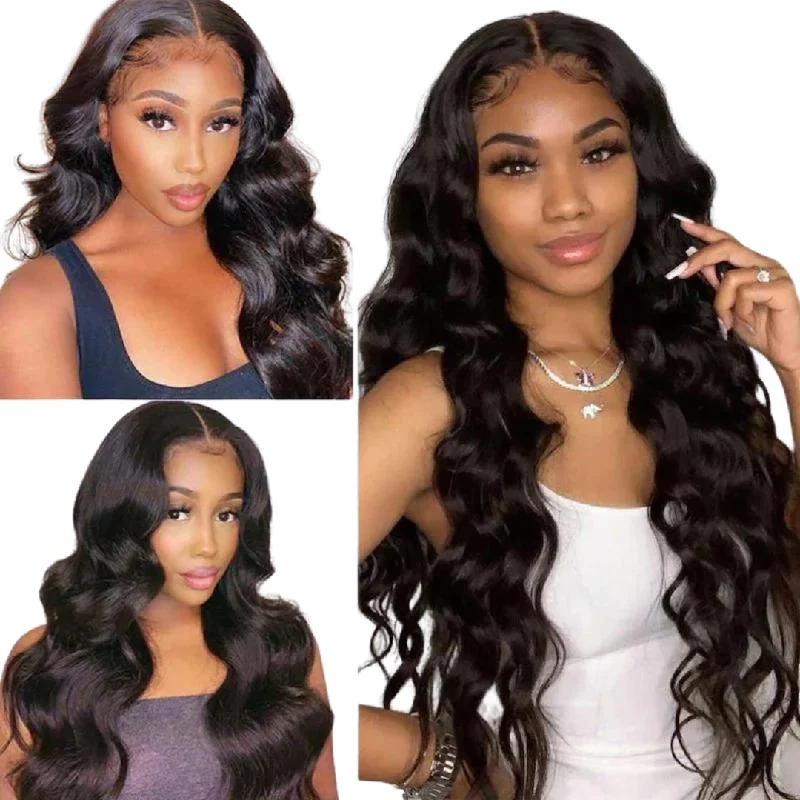 Glueless wig with a pre - plucked hairline for a more natural lookSupreme Celebrity Grade 100% Unprocessed Human Hair Wig - Body Wave 12"-26" inches Glueless wig with a pre - plucked hairline for a more natural lookSupreme Celebrity Grade 100% Unprocessed Human Hair Wig - Body Wave 12"-26" inches