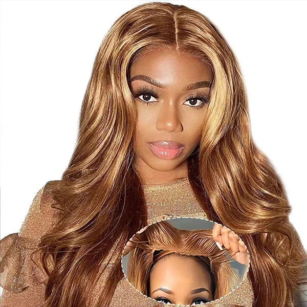 Glueless wig with a platinum - blonde color for a bold and trendy lookP4/27 Highlight Wear Go Wigs Body Wave 5x5 HD Lace Closure Wig Glueless Human Hair Wigs Pre Cut Lace Front Wigs Glueless wig with a platinum - blonde color for a bold and trendy lookP4/27 Highlight Wear Go Wigs Body Wave 5x5 HD Lace Closure Wig Glueless Human Hair Wigs Pre Cut Lace Front Wigs
