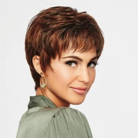 Medium - length wig in a jet - black color for a classic appearanceWinner Ultra Petite Wig by Raquel Welch Medium - length wig in a jet - black color for a classic appearanceWinner Ultra Petite Wig by Raquel Welch