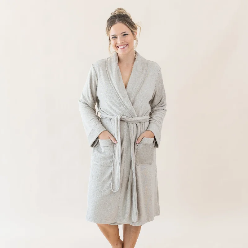 Adult Robe in Almond